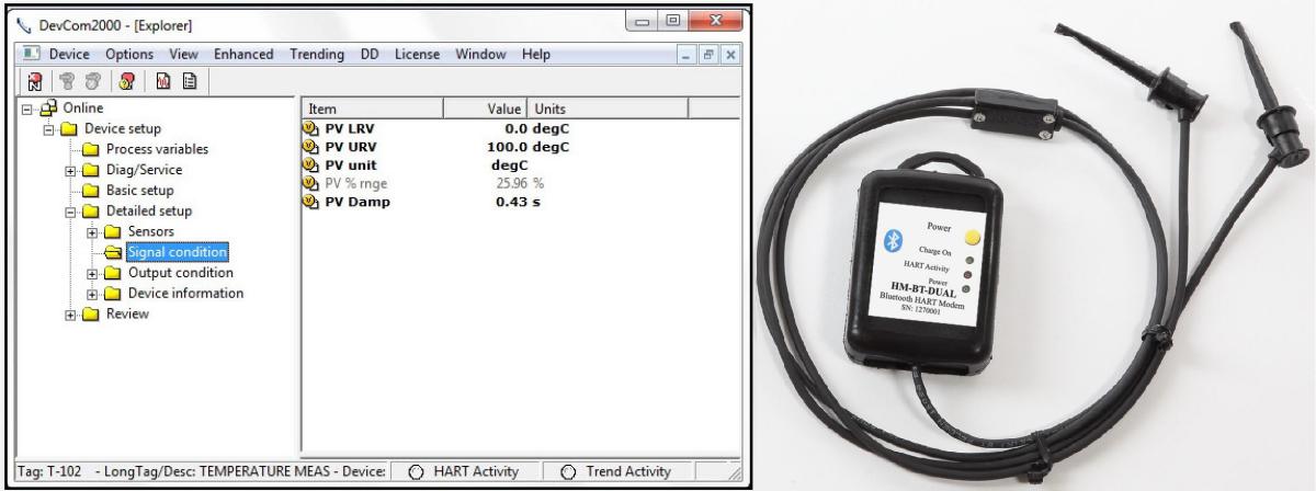 DevCom2000, HART Communicator Software, Windows Image: DevCom2000, HART Communicator Software, Windows