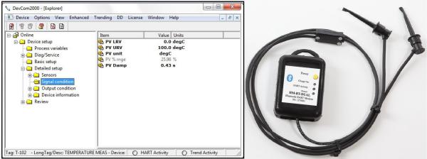 Image: DevCom2000, HART Communicator Software, Windows