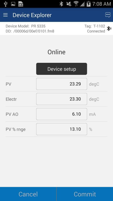 Image of HART Communicator App, Android