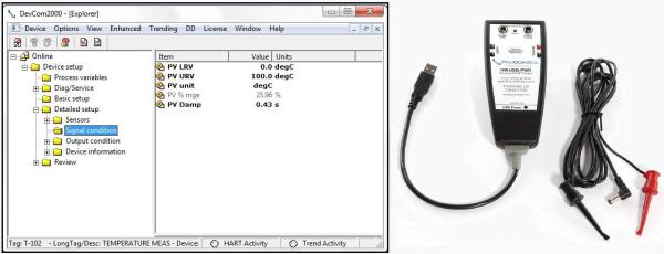 Image: DevCom2000, HART Communicator Software, Windows