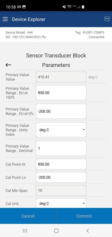 Image of Foundation Fieldbus (FF) Communicator App, Android